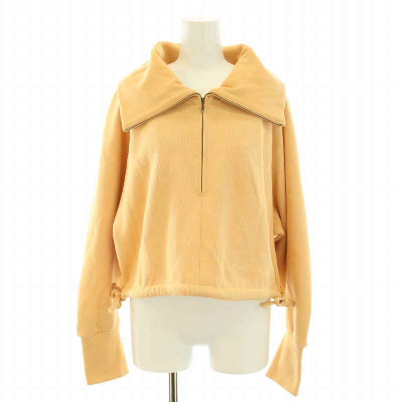 クラネ CLANE 22AW ハーフジップショートトップス HALF ZIP SHORT TOPS 