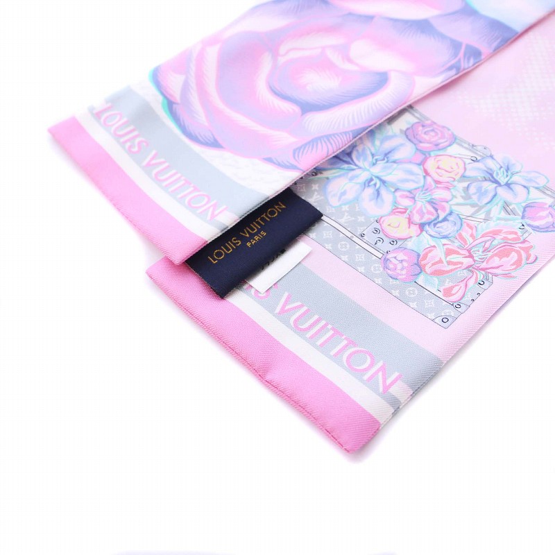 Louis Vuitton シルクスカーフ 青・ピンク 【公式通販】
