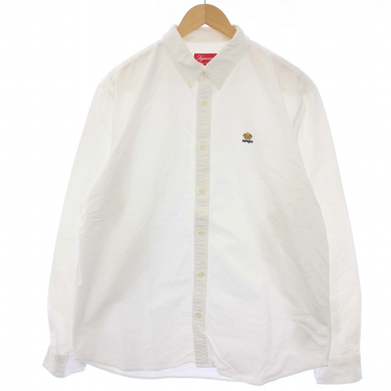 シュプリーム SUPREME 19FW Flannel Oxford Shirt シャツ 長袖 ボタン 