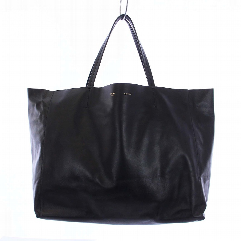 セリーヌ CELINE ホリゾンタルカバ トートバッグ ハンドバッグ レザー  
