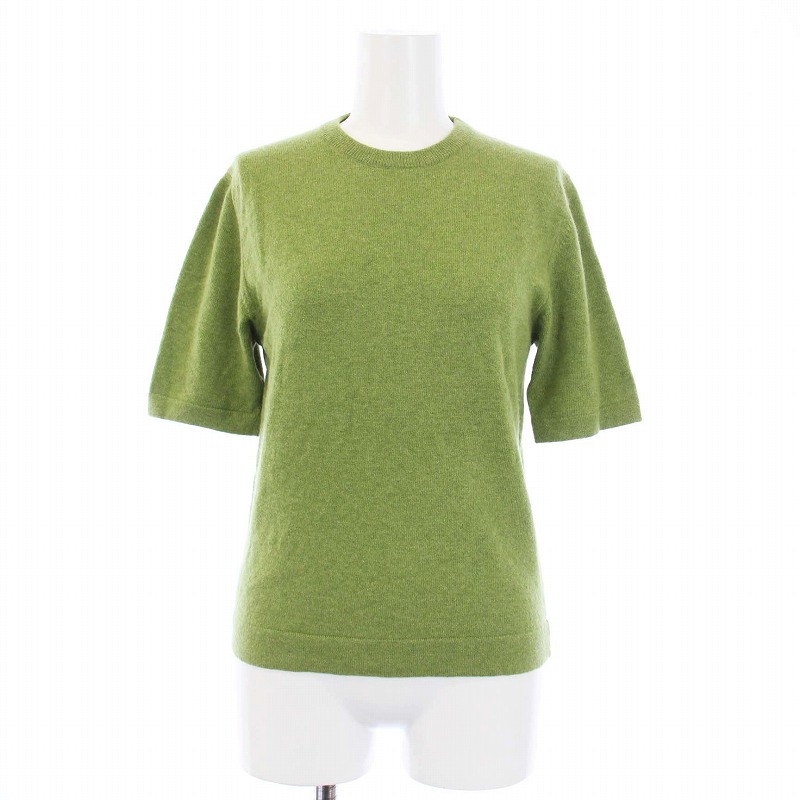 エルメス HERMES アンサンブルニット カーディガン クルーネック 半袖 