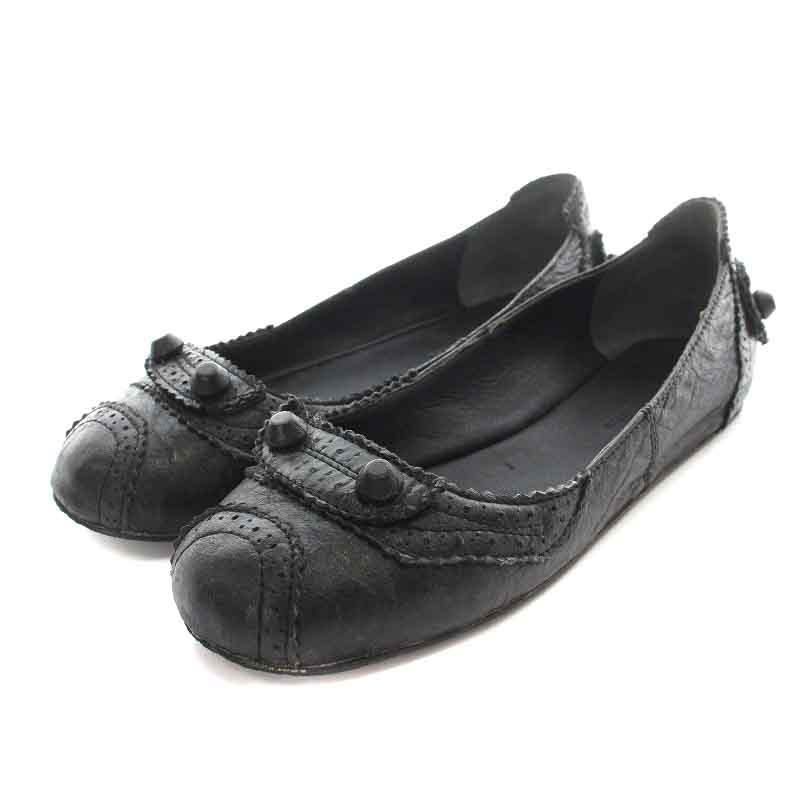バレンシアガ BALENCIAGA フラットシューズ パンプス ラウンドトゥ 