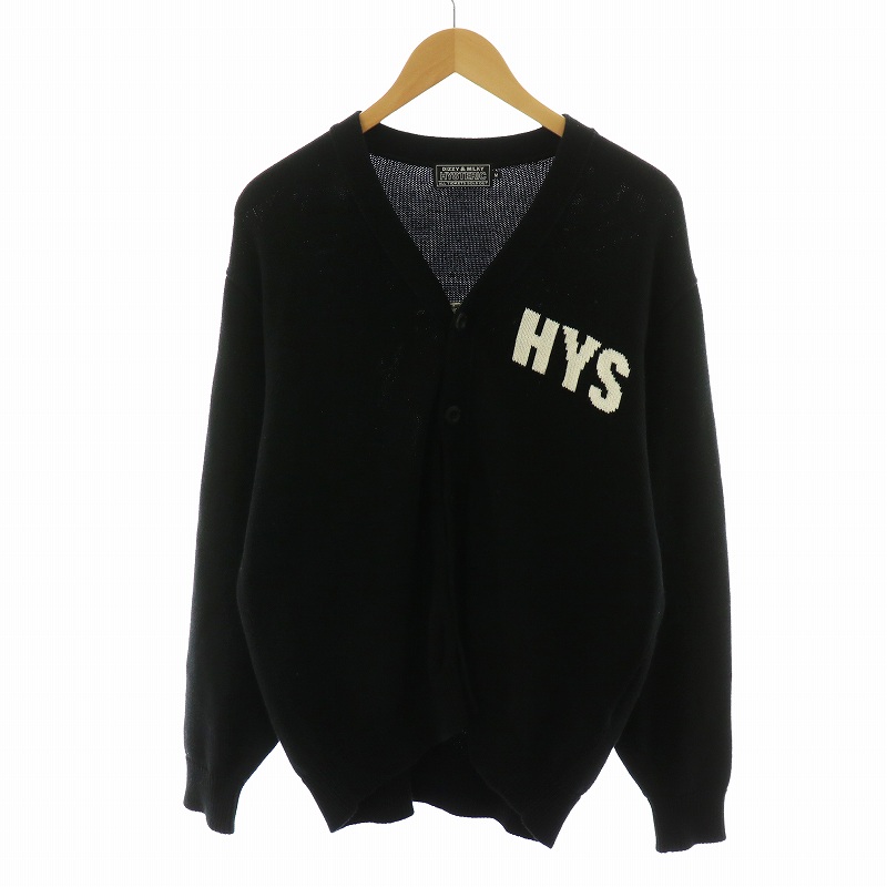 ヒステリックグラマー　EVIL WOMAN 編込カーディガン Mサイズ Hysteric Glamour 22AW EVIL WOMANカーディガン