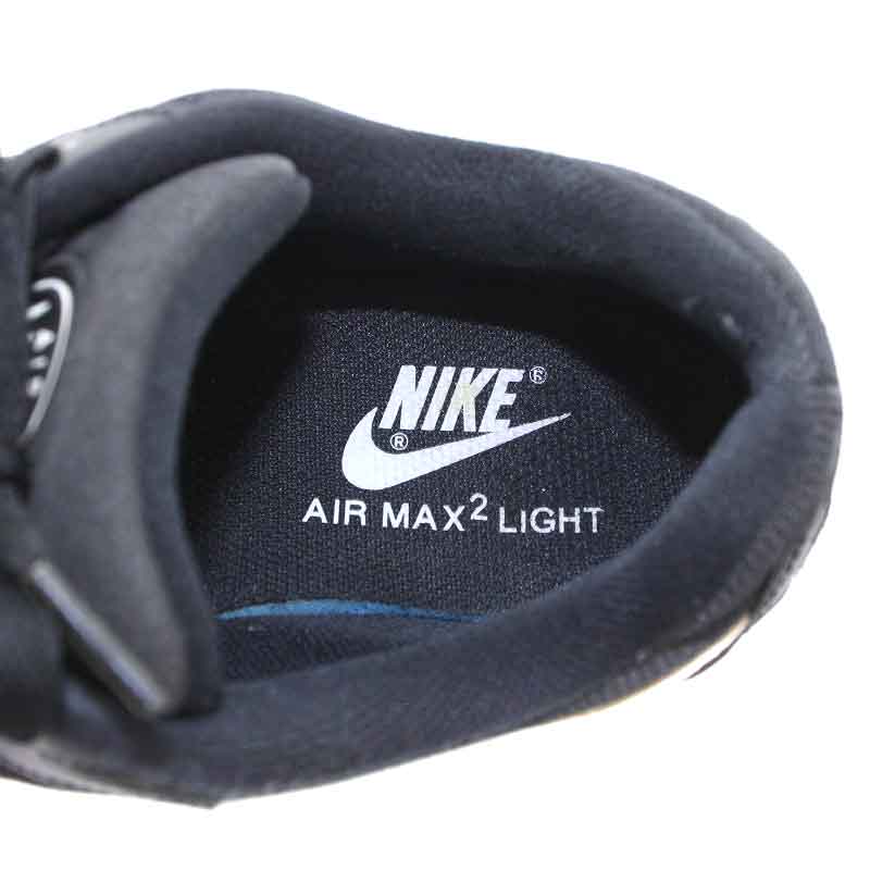 ナイキ NIKE AIR MAX 2 LIGHT BLACK WHITE エアマックス 2 ライト