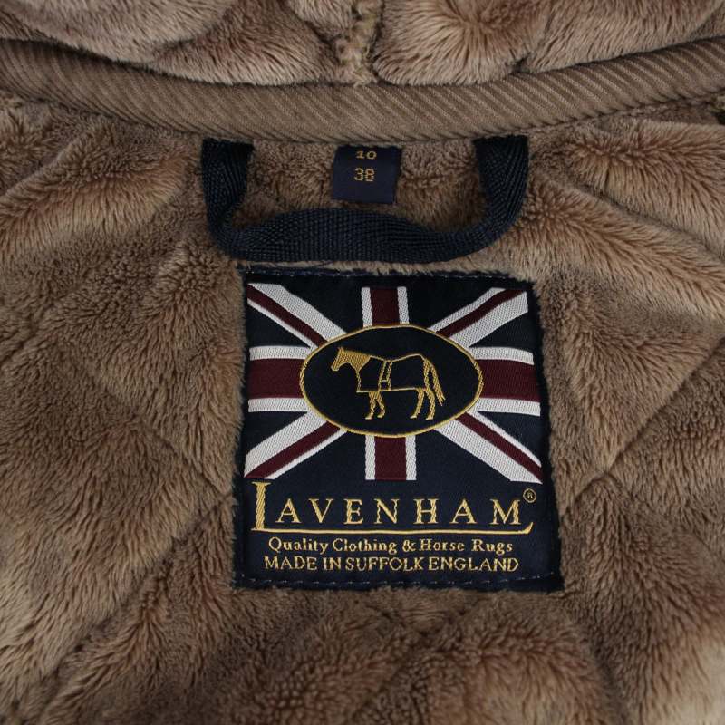 ラベンハム LAVENHAM キルティングジャケット フード 裏起毛 中
