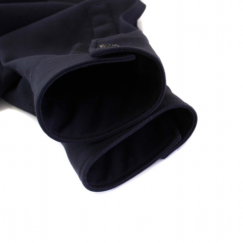 未使用品 プラダ PRADA 22年製 Navy Gabardine Shirt シャツジャケット