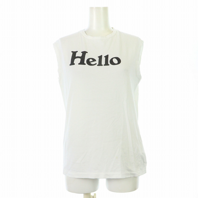 マディソンブルー MADISONBLUE 22SS HELLO NOSLEEVE TEE Tシャツ 