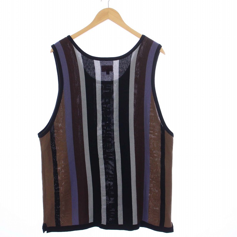 シュプリーム SUPREME 19SS Knit stripe tank top ニットストライプ 