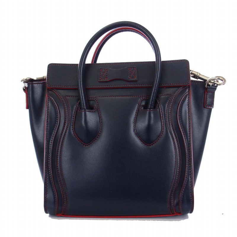 セリーヌ CELINE ラゲージ ナノショッパー 2WAY スムースカーフ 