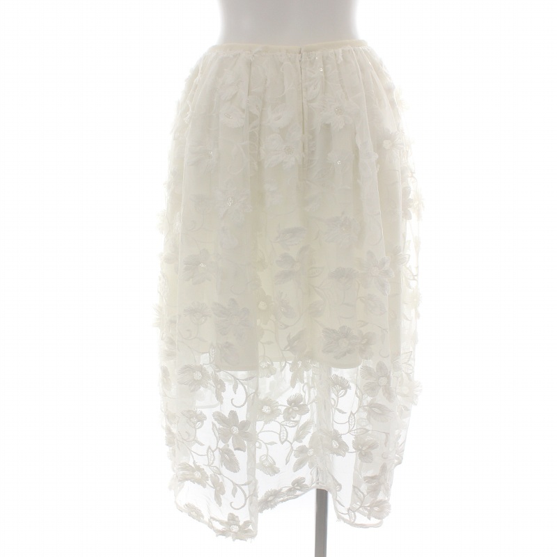 未使用品 チェスティ Chesty タグ付き 17SS フレアスカート ひざ丈  