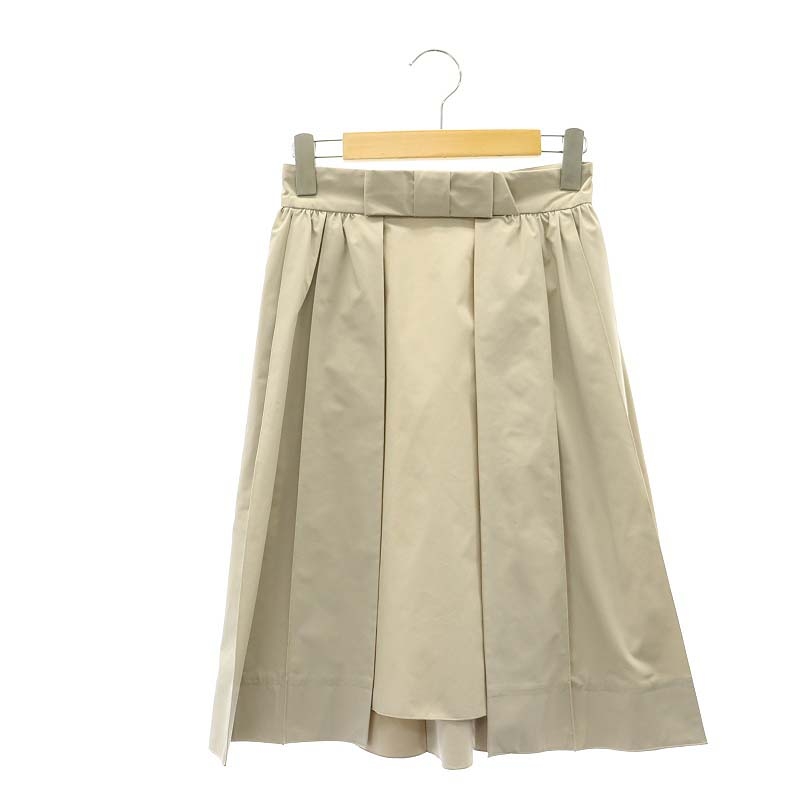 フォクシーニューヨーク FOXEY NEW YORK フレアスカート ひざ丈 リボン  