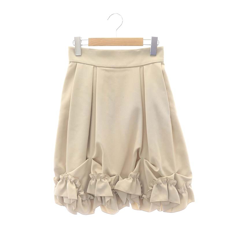 フォクシーニューヨーク FOXEY NEW YORK スカート ひざ丈 フレア 裾  