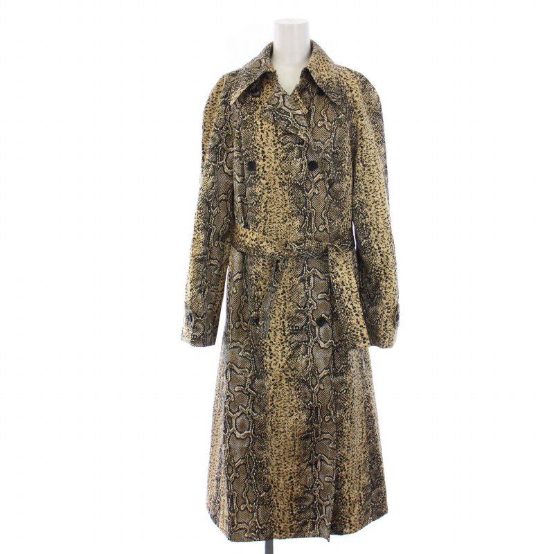 ドルチェ&ガッバーナ ドルガバ DOLCE&GABBANA トレンチコート ロング  