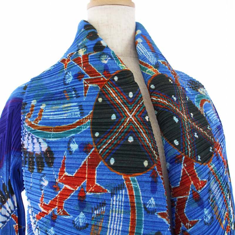 プリーツプリーズ イッセイミヤケ プリーツ 変形 カーディガン