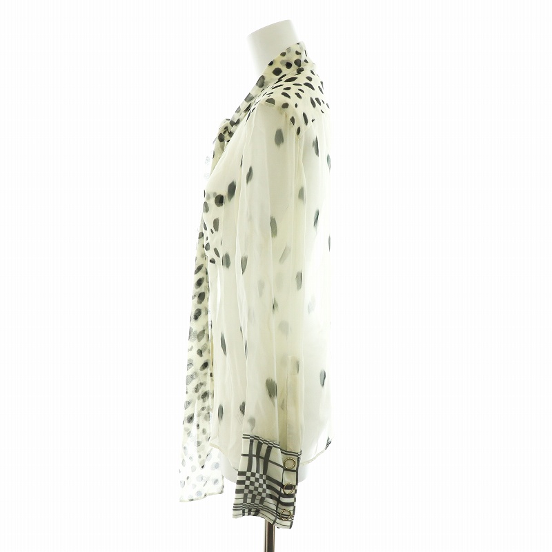 バーバリー ロンドン BURBERRY LONDON シャツ ブラウス ボウタイ 長袖  