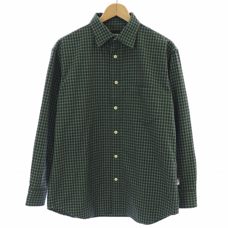THE NORTH FACE ノースフェイス ダクロンQD シャギー フランネルシャツ ネルシャツ 長袖シャツ チェック NR61407 メンズ L ノースフェイス DACRON QD GRID ZIPUP Women\u0027s Mサイズ ガッシュレッド