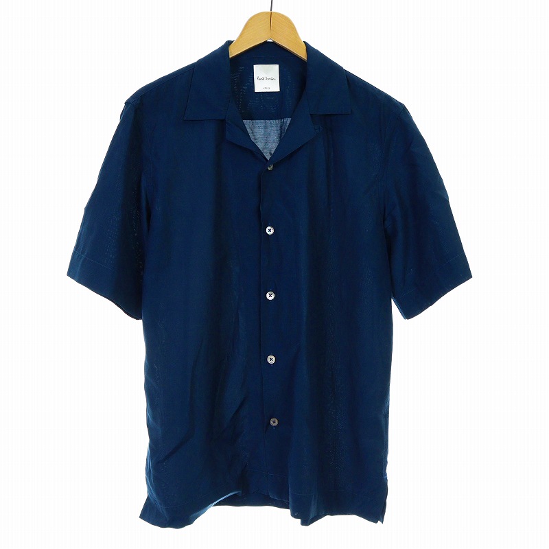 ポールスミス PAUL SMITH 22AW ソリッドオープンカラーシャツ ポールスミス PAUL SMITH 22AW ソリッドオープンカラーシャツ