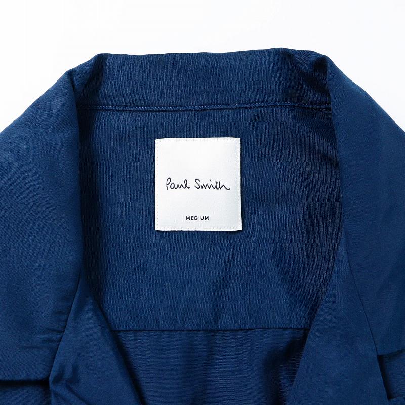ポールスミス PAUL SMITH 22AW ソリッドオープンカラーシャツ ポールスミス PAUL SMITH 22AW ソリッドオープンカラーシャツ