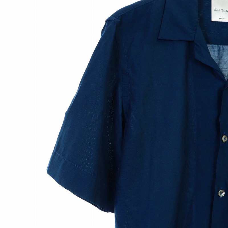 ポールスミス PAUL SMITH 22AW ソリッドオープンカラーシャツ ポールスミス PAUL SMITH 22AW ソリッドオープンカラーシャツ