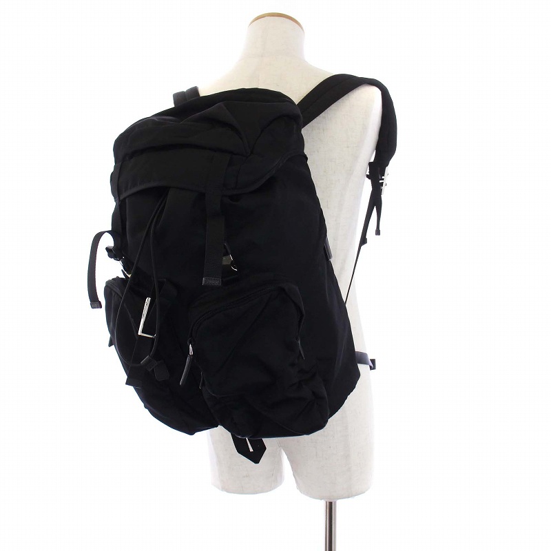 PRADA プラダ 2VZ065 ナイロン リュック テスート ブラック