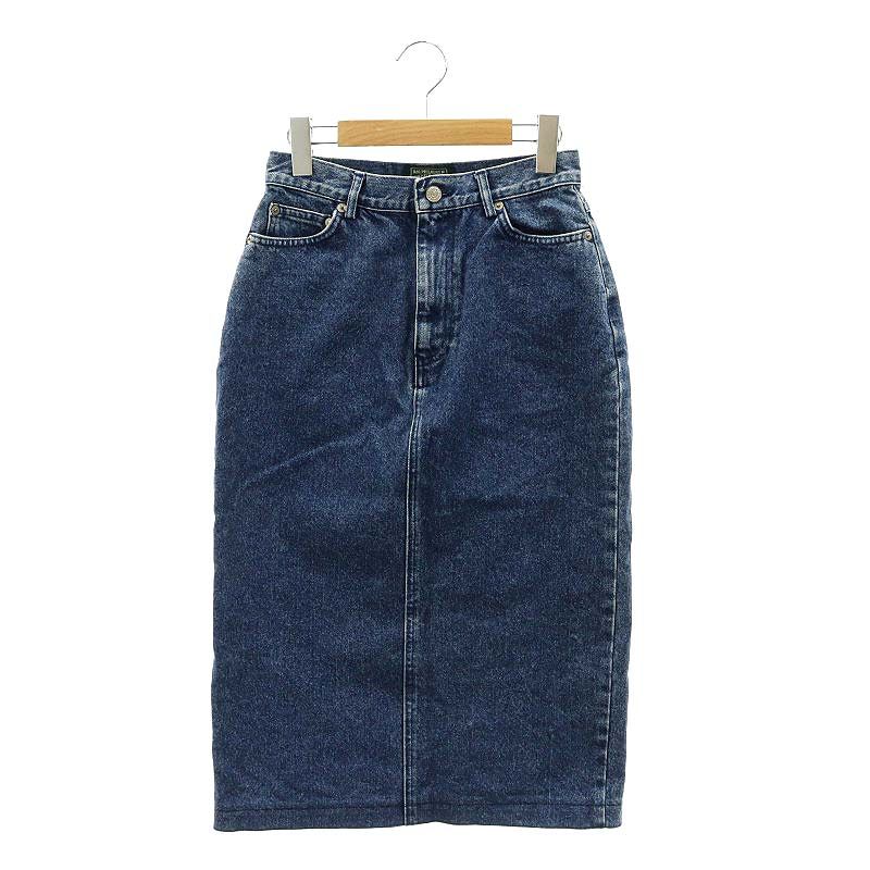 POLO RALPH LAUREN：デニムロングスカート 巻きスカート