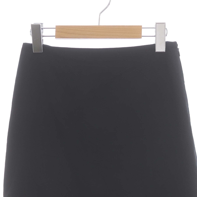 ジルサンダー JIL SANDER タイトスカート ひざ丈 34 黒 ブラック /ES 