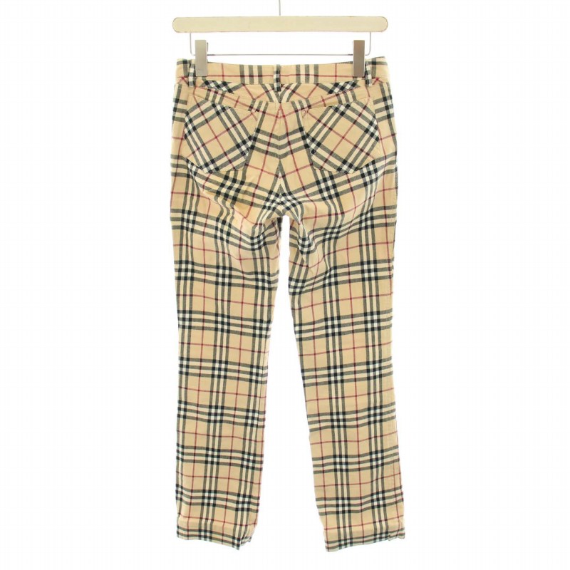 バーバリーブルーレーベル BURBERRY BLUE LABEL スラックス パンツ 