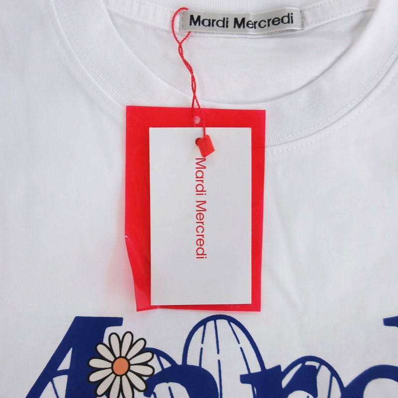 未使用品 マルディメクルディ Mardi Mercredi タグ付き Tシャツ