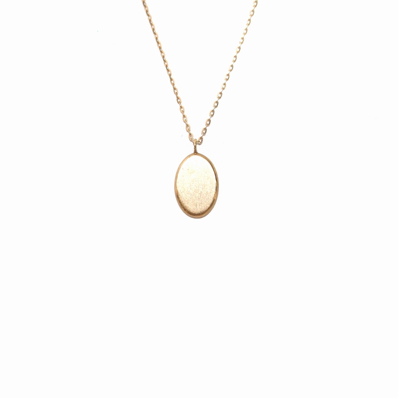 ete ネックレス ゴールド 円形ペンダント