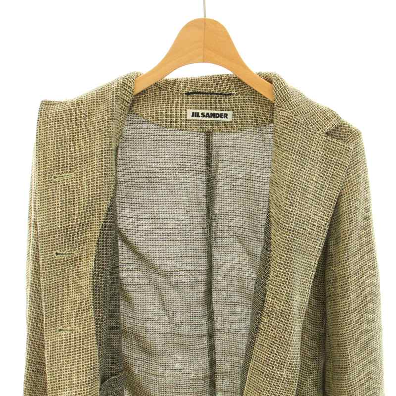 ジルサンダー JIL SANDER テーラードジャケット シングル 4B 