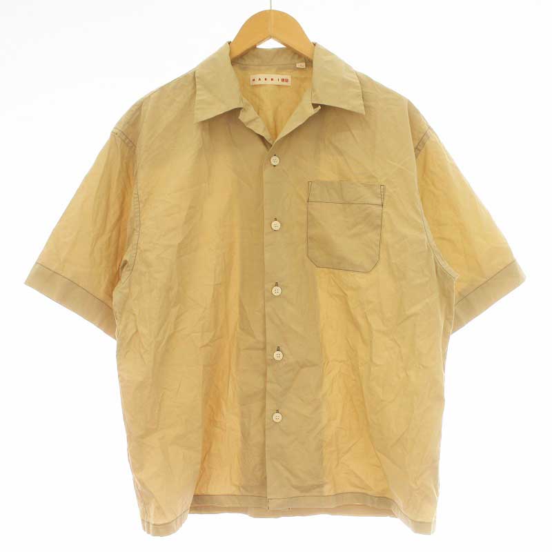 ユニクロ UNIQLO MARNI 22SS オーバーサイズオープンカラー 