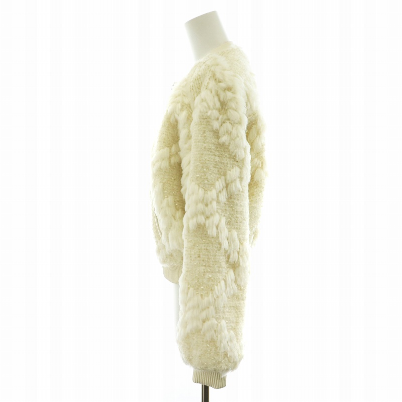 グレースコンチネンタルファーツィードブルゾン 未使用級】GRACE