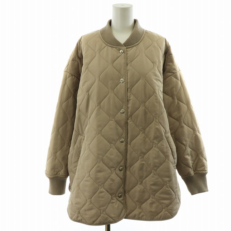 スピック&スパン Spick&Span 23AW PeキルティングBZ 中綿ジャケット 