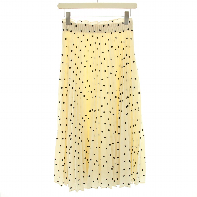 イエナ IENA 22AW ランダムドットプリーツスカート ロング マキシ  