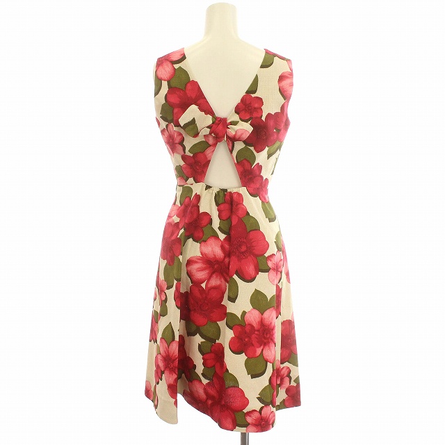 未使用品 ジェイ&エムデヴィッドソン J&M Davidson ワンピース 花柄  