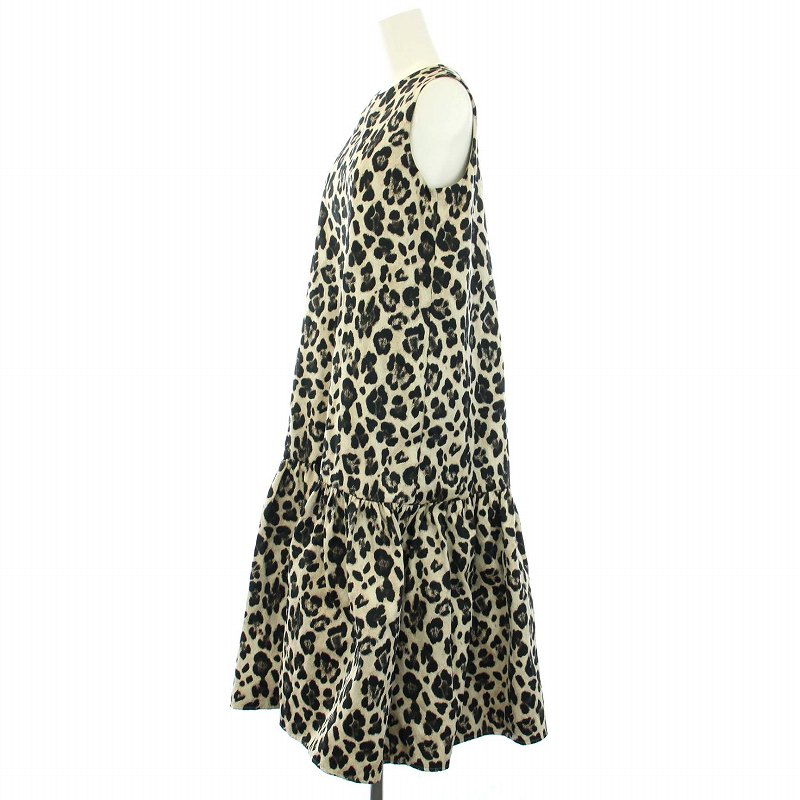 ダブルスタンダード#クロージング#ネイビー#レオパード#ヒョウ#マキシ