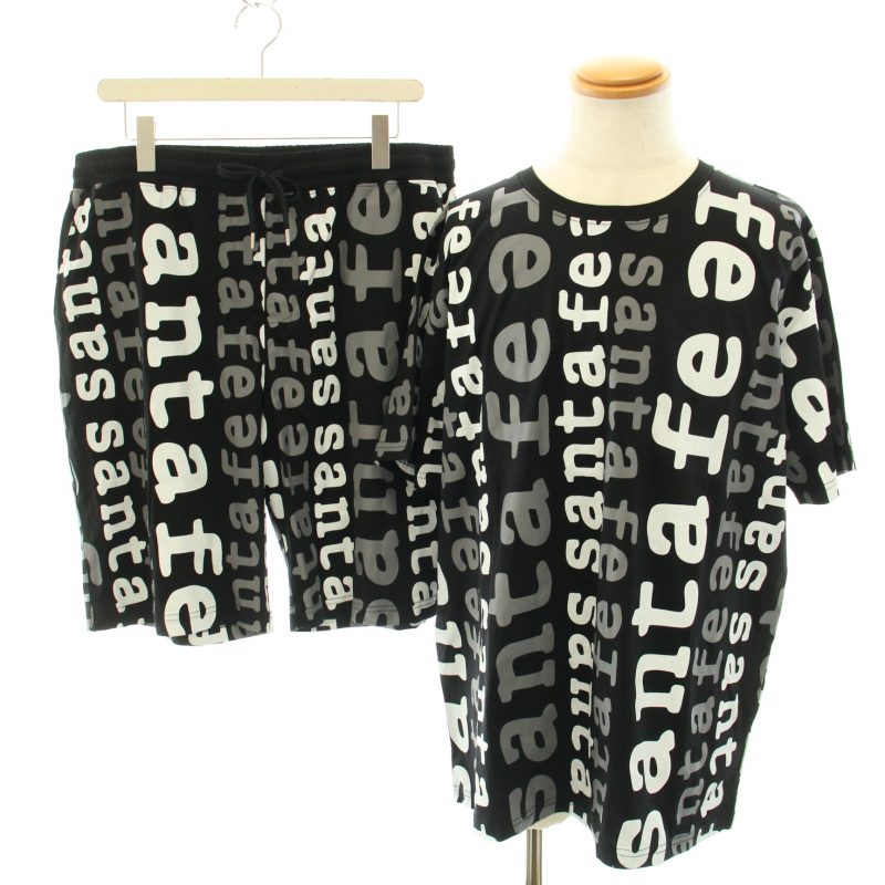 サンタフェ SANTAFE セットアップ 上下 Tシャツ カットソー クルー 