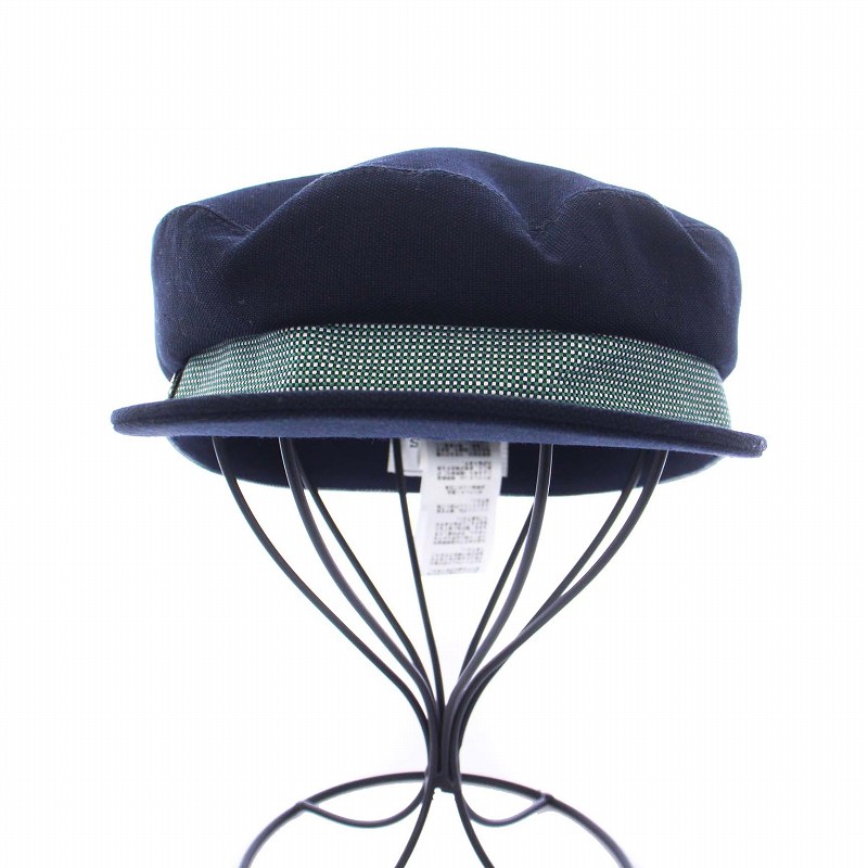 HERMES(エルメス) 帽子 - ネイビー キャスケット/セリエ エルメス