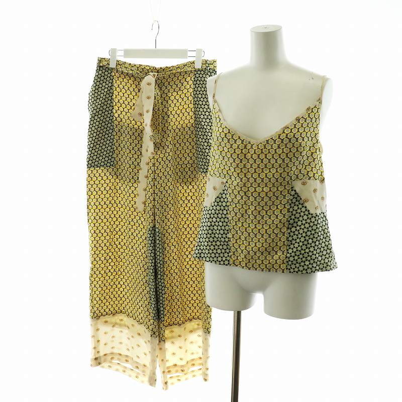 アカネ ウツノミヤ AKANE UTSUNOMIYA セットアップ 上下 キャミソール