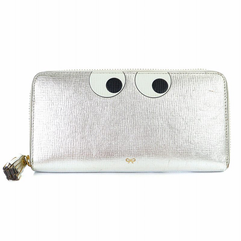 アニヤハインドマーチ ANYA HINDMARCH EYES 長財布 ラウンドファスナー 