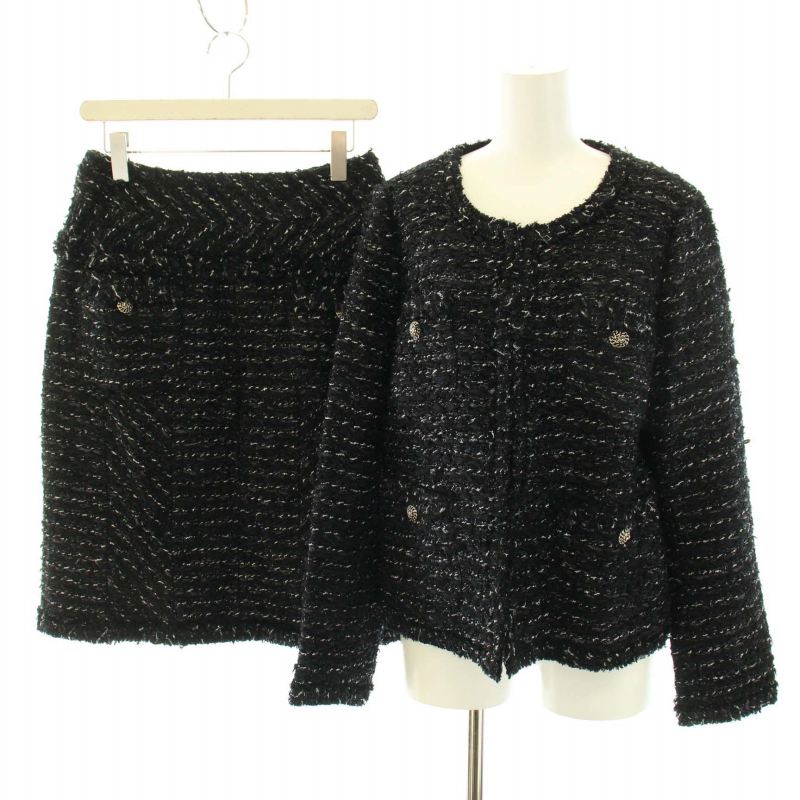 インゲボルグ INGEBORG スーツ セットアップ 上下 ツイードジャケット  