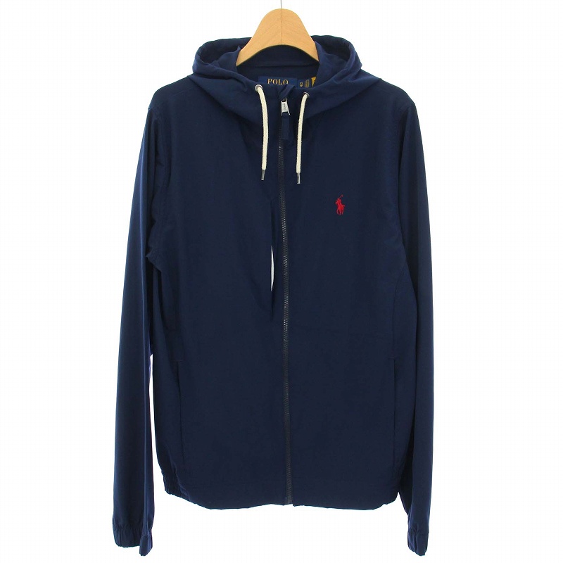希少！！【POLO RALPH LAUREN】ネイビー ジップアップパーカー POLO RALPH LAUREN ポロラルフローレン ジップアップパーカ