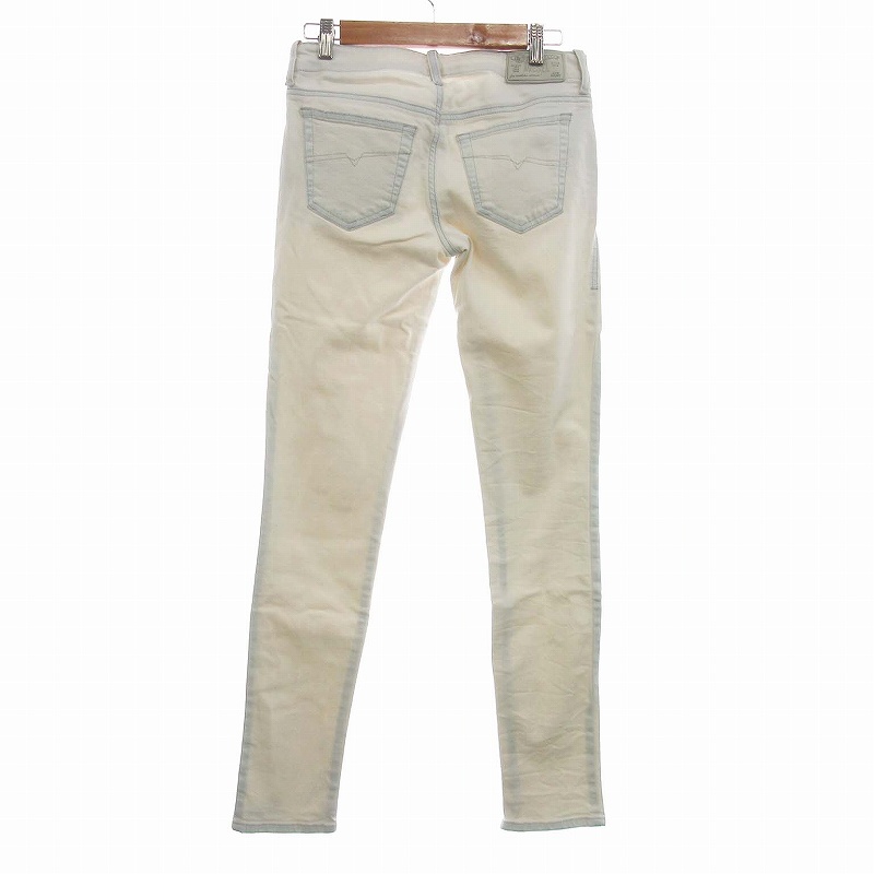 DIESEL デニムジーンズ ロゴ ホワイトシロ