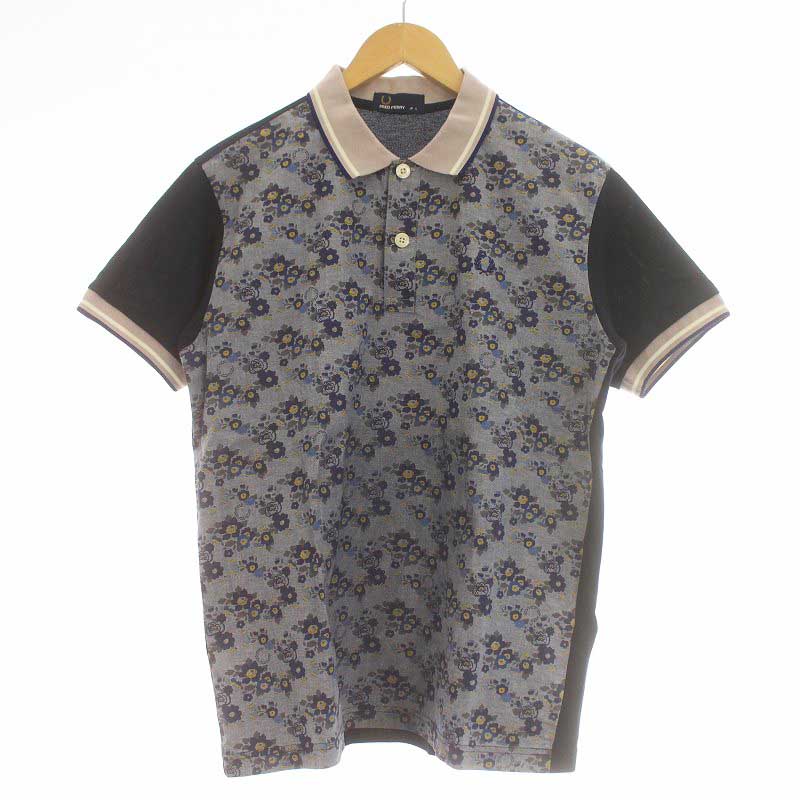 GUCCI 花柄 半袖ポロシャツ L GUCCI 花柄 半袖ポロシャツ L