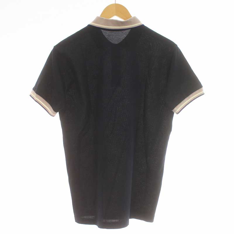 フレッドペリー FRED PERRY ポロシャツ 半袖 花柄 L 紺 ネイビー
