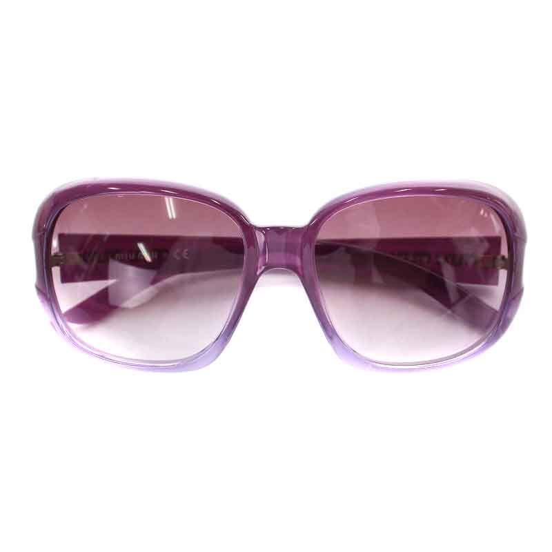 よ*ん様 即日発送　Miu Miu ピンク サングラス ストーン付き miu miu（ミュウミュウ） サングラス 国内正規品 レディース ミラー