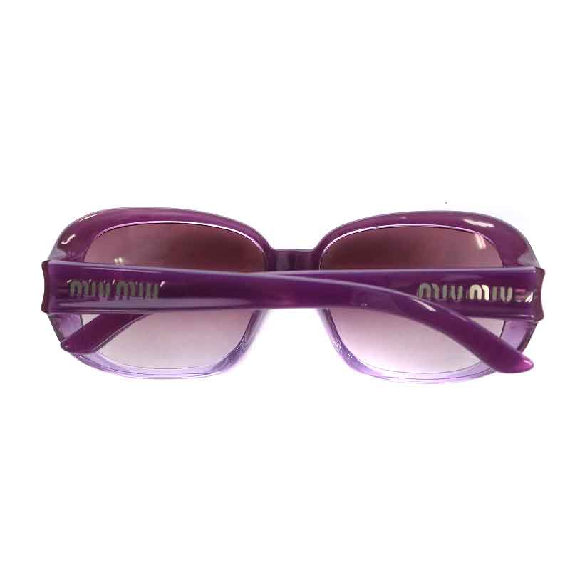 miumiu サングラス　リムレス　レッド Miu Miu】スクエアフレーム◇リムレス◇カラーサングラス (MiuMiu