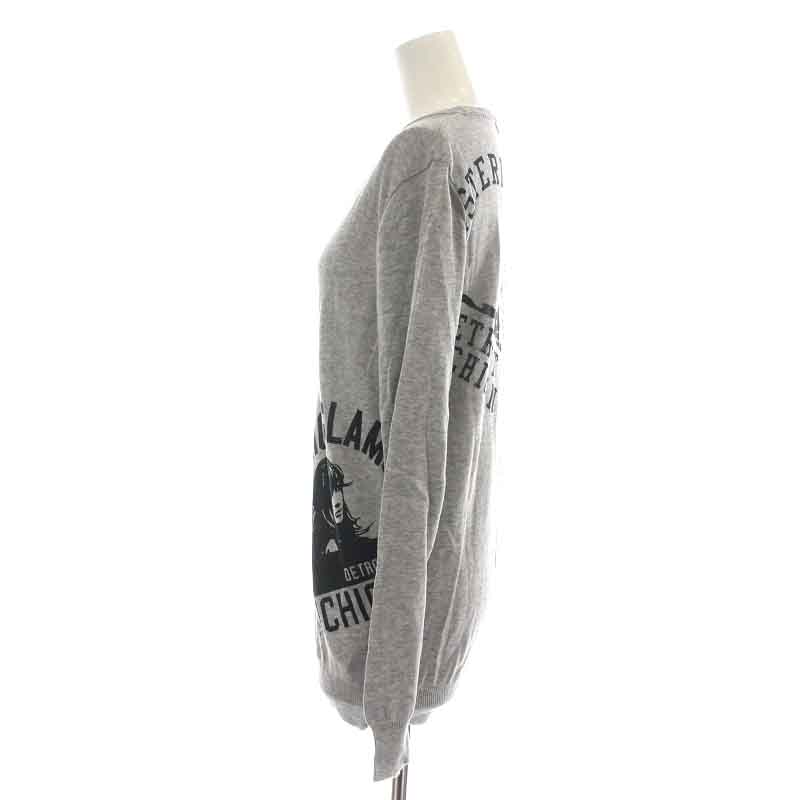 ヒステリックグラマー HYSTERIC GLAMOUR ニットカーディガン 長袖 V 