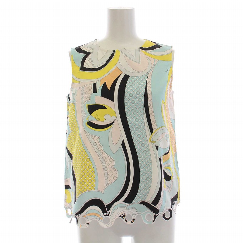 エミリオプッチ EMILIO PUCCI ノースリーブ カットソー タンクトップ 