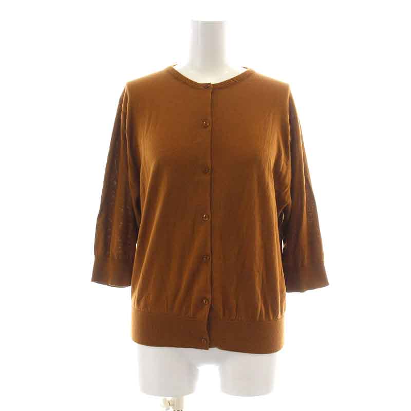 ジョンスメドレー JOHN SMEDLEY アンサンブルニット ブラウン 茶